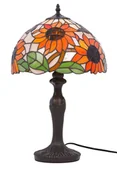 Lampy stojące - Lampa stołowa szklana z kloszem w słoneczniki - A660 L8-W06 - miniaturka - grafika 1