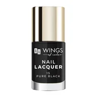 Lakiery do paznokci - AA WINGS OF COLOR Nail Lacquer Lakier do paznokci 15 Pure Black 10 ml - miniaturka - grafika 1