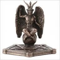 Dewocjonalia - BAPHOMET - UCHWYT NA KADZIDEŁKO - VERONESE WU77997A1 - miniaturka - grafika 1