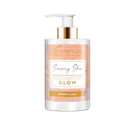 Balsamy i kremy do ciała - Bielenda Professional Is Sensory Skin, rozświetlający krem do dłoni i ciała, glow, 300ml - miniaturka - grafika 1
