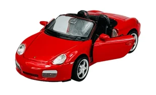 WELLY PORSCHE BOXSTER S BEZ DACHU CZERWONY 1:34 42375 - Samochody i pojazdy dla dzieci - miniaturka - grafika 1