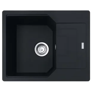 Franke Urban UBG 611-62 GSC Zlewozmywak granitowy jednokomorowy 62x50 cm czarny mat 114.0687.268 - Zlewozmywaki - miniaturka - grafika 1