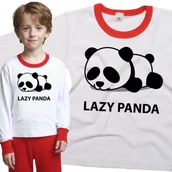 Piżamy dla dziewczynek - Piżama dziecięca Leniwa Panda 86/92 - VoloDonum - miniaturka - grafika 1
