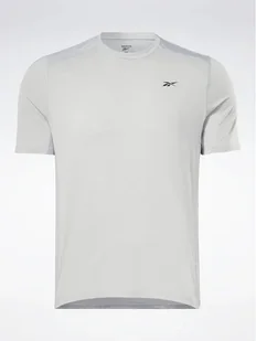 REEBOK - T-SHIRT MĘSKI - TS AC SOLID ATHLETE PUGRY3 H52185 koszulka SZARA - Koszulki męskie - miniaturka - grafika 1