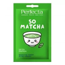 Perfecta So Matcha maska na twarz szyję i dekolt detox & energia 10ml 99725-uniw - Maseczki do twarzy - miniaturka - grafika 1