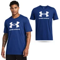 Koszulki sportowe męskie - Koszulka fitness męska Under Armour UA Logo - miniaturka - grafika 1
