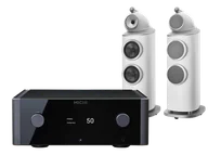 Zestawy stereo - Rotel Michi X5 S2 (czarny) + 802 D4 (biały) - miniaturka - grafika 1
