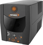 Zasilacze awaryjne UPS - UPS Infosec Zasilacz awaryjny UPS 1000VA 500W 9Ah 2x FR/Schuko - miniaturka - grafika 1