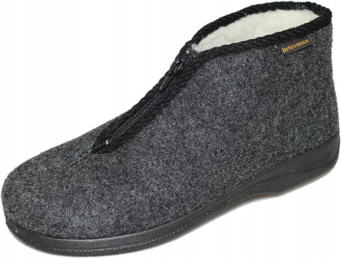 Intermax Męskie Kapcie Ocieplane na Zamek 42 Ż_h