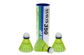 Badminton - Yonex Mavis 350 Badmintonshuttle, doos met 6 stuks, geel, slow-groen YNX_Mavis 350 (Box Of 6)_GRN/YEW - miniaturka - grafika 1