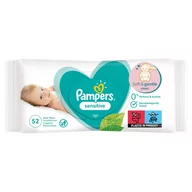 Chusteczki nawilżane - Pampers - Sensitive chusteczki nawilżane dla niemowląt - miniaturka - grafika 1