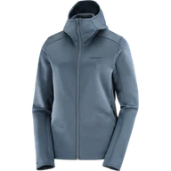 Bluzy sportowe damskie - BLUZA DAMSKA SALOMON ESSENTIAL MIDFLEECE W C23267 - miniaturka - grafika 1