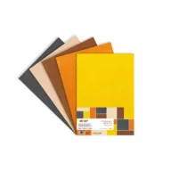 Prace ręczne dla dzieci - Happy Color Filc dekoracyjny 30x40 cm, 1,5 mm, 5 arkuszy - miniaturka - grafika 1