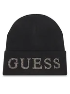Czapki damskie - Guess Czapka AW5398 POL01 Czarny - miniaturka - grafika 1
