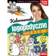 Pedagogika i dydaktyka - Martel Kolorowanki logopedyczne Głoski Ś Ź Ć Dź z naklejkami - miniaturka - grafika 1