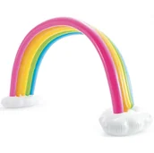 Materace dmuchane i koła do pływania - Kurtyna wodna do ogrodu dmuchana kolorowa tęcza INTEX - miniaturka - grafika 1