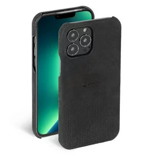 Krusell Leather Cover iPhone 13 Pro Max 6.7" czarny/black 62402 - Etui i futerały do telefonów - miniaturka - grafika 1