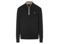 Swetry męskie - LIVERGY® Sweter męski z wiskozą (L (52/54), Czarny) - miniaturka - grafika 1