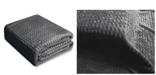 Koc 200 x 220 Mikrofibra Wytłaczana Zygzak C.Grafi - Koce - miniaturka - grafika 5