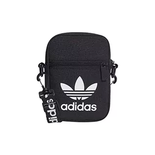 Torebki damskie - adidas Adicolor Classic Festival torba na ramię, czarna, 12 cm x 16,5 cm x 2,5 cm - grafika 1