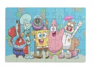 Puzzle - PUZZLE SPONGEBOB SKALMAR BAJKA A3 252 el z Nadrukiem + IMIĘ #94 - miniaturka - grafika 1