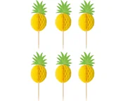 Ciasta i półprodukty do ciast - Pikery koktajlowe Ananasy - 14 cm - 10 szt. - miniaturka - grafika 1