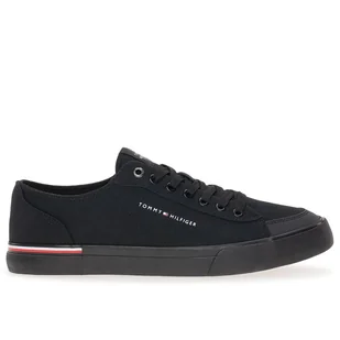 Buty Tommy Hilfiger Corporate Vulc Canvas FM0FM04954-BDS - czarne - Buty sportowe męskie - miniaturka - grafika 1