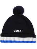 Czapki dla dzieci - Hugo Boss Kids Czapka w kolorze granatowym - miniaturka - grafika 1
