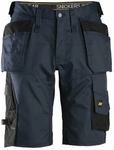 6151 Spodnie Krótkie Stretch AllroundWork z workami kieszeniowymi, luźne Snickers Workwear - Odzież robocza - miniaturka - grafika 1