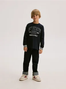 Reserved - Longsleeve z nadrukiem - granatowy - Koszulki dla chłopców - miniaturka - grafika 1