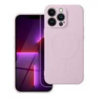 Etui i futerały do telefonów - OEM Futerał Silicone Mag Cover Do Iphone 13 Pro Różowy - miniaturka - grafika 1