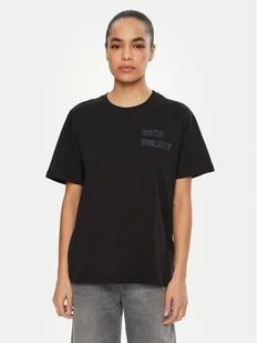 Vero Moda T-Shirt Halle 10321318 Czarny Loose Fit - Koszulki i topy damskie - miniaturka - grafika 1