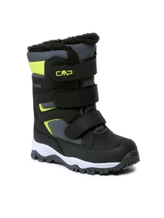 Buty dla chłopców - CMP Śniegowce Kids Hexis Snow Boot Wp 30Q4634 Czarny Czarny - grafika 1