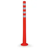 Wyposażenie miejsc publicznych - B2B Partner Słupek platikowy, wysokość 1000 mm DH-AFP-100-B1[Orange - miniaturka - grafika 1