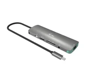 Huby USB - I-TEC USB-C Metal Nano Dock 1x HDMI 4K LAN PD 100W + Charger 100W C31NANOLANPD100 - miniaturka - grafika 1