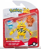 Figurki dla dzieci - PKW - Battle Figure Set (3PK: Piplup, Vulpix, Electabuzz) W13 - miniaturka - grafika 1