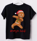 Koszulki dla dziewczynek - Koszulka dla dziecka na mikołajki i święta - miniaturka - grafika 1