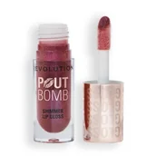 Błyszczyki do ust - Makeup Revolution Pout Bomb Shimmer Lip Gloss Błyszczyk do Ust Berry Lustre - miniaturka - grafika 1