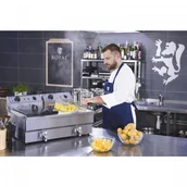 Frytownice gastronomiczne - Frytownica - 2 x 16 litrów - 400 V ROYAL CATERING 10010010 RCSF-16DTH - miniaturka - grafika 1