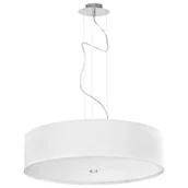 Lampy sufitowe - Nowodvorski LAMPA wisząca VIVIANE 6772 abażurowa OPRAWA okrągły zwis IP20 Biały - miniaturka - grafika 1