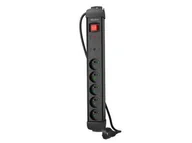 Listwy zasilające - Listwa zasilająca Lanberg SP1 5m 5x 230V PL czarna - miniaturka - grafika 1