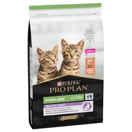 Sucha karma dla kotów - 9 + 1 kg gratis!/ 12 + 2 kg gratis! Purina Pro Plan, 10 kg / 14 kg - Sterilised Kitten, łosoś, 10 kg - miniaturka - grafika 1