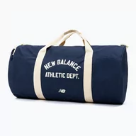 Torby sportowe - Torba New Balance Canvas Duffel 40 l beige/navy | WYSYŁKA W 24H | 30 DNI NA ZWROT - miniaturka - grafika 1