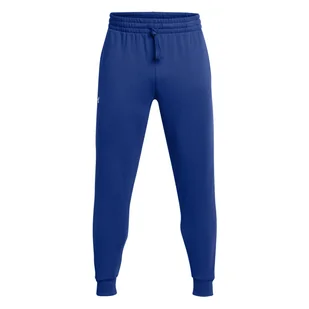 Męskie Spodnie UNDER ARMOUR UA RIVAL FLEECE JOGGERS 1379774-432 – Niebieski - Spodnie męskie - miniaturka - grafika 1