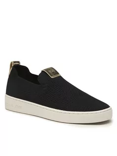 Trampki damskie - MICHAEL Michael Kors Tenisówki Juno Knit Slip On 43R3JUFSBD Czarny - grafika 1