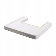 Krzesełka do karmienia - TACKA DO KRZESŁKA IKEA ANTILOP UŁATWIA KARMIENIE DZIECKA BIAŁA 42X42 - miniaturka - grafika 1