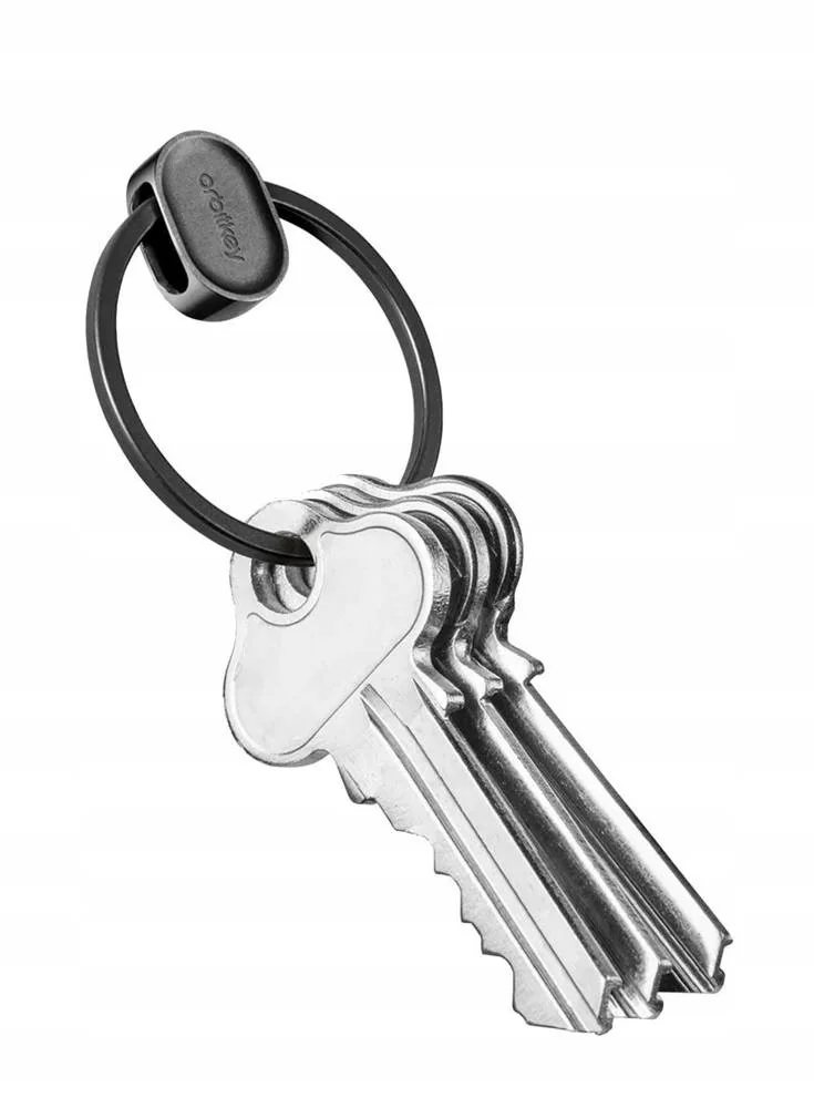 Organizer Brelok Kółko do Kluczy Orbitkey Ring v2 Elegancki, czarny