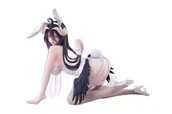 Figurki dla dzieci - overlord desktop cute figurka albedo (bunny ver.) renewal 13 cm - miniaturka - grafika 1