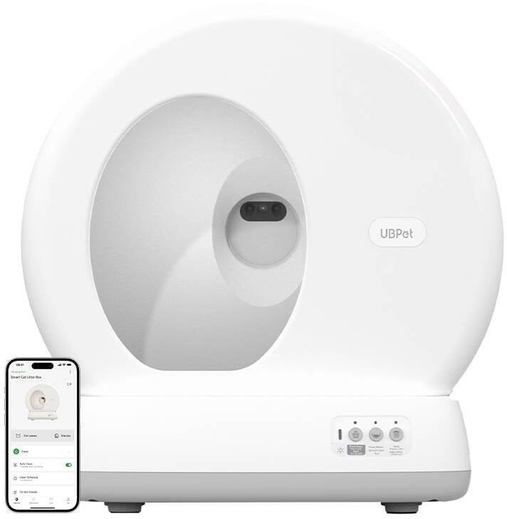 Inteligentna samoczyszcząca kuweta z kamerą dla kota UBPet C10 Pro