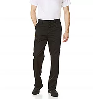 Spodenki męskie - Iron Mountain Workwear IMPNT100 klasyczne męskie spodnie cargo, wytrzymałe, łatwe w pielęgnacji, wiele kieszeni, kieszenie na kolanach, bezpieczeństwo pracy, czarne, krótkie, talia 76 cm - grafika 1